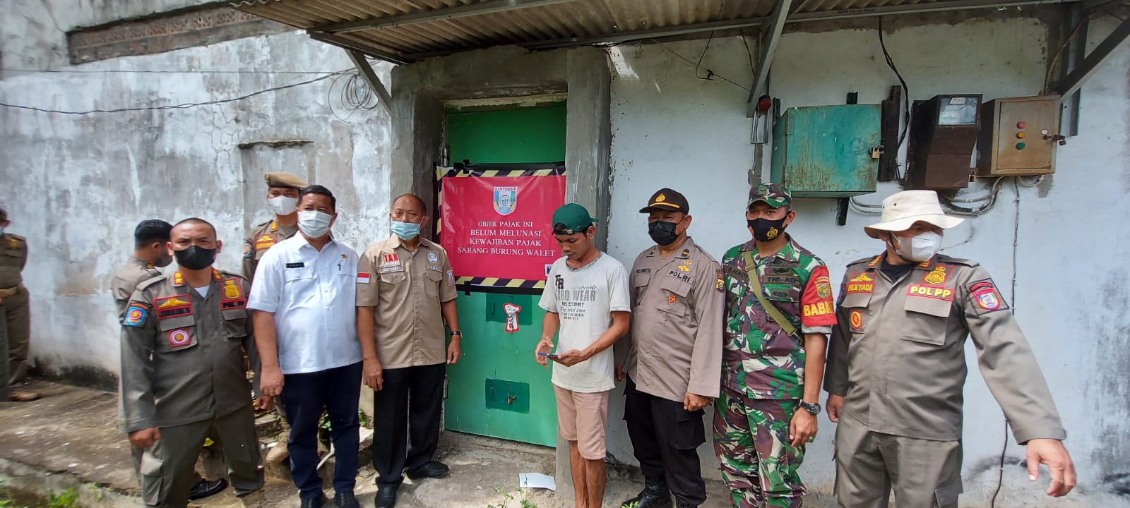 Penyegelan Sarang Burung Walet di Betung